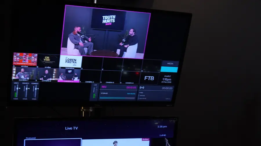 The Truth Hurts Show control room